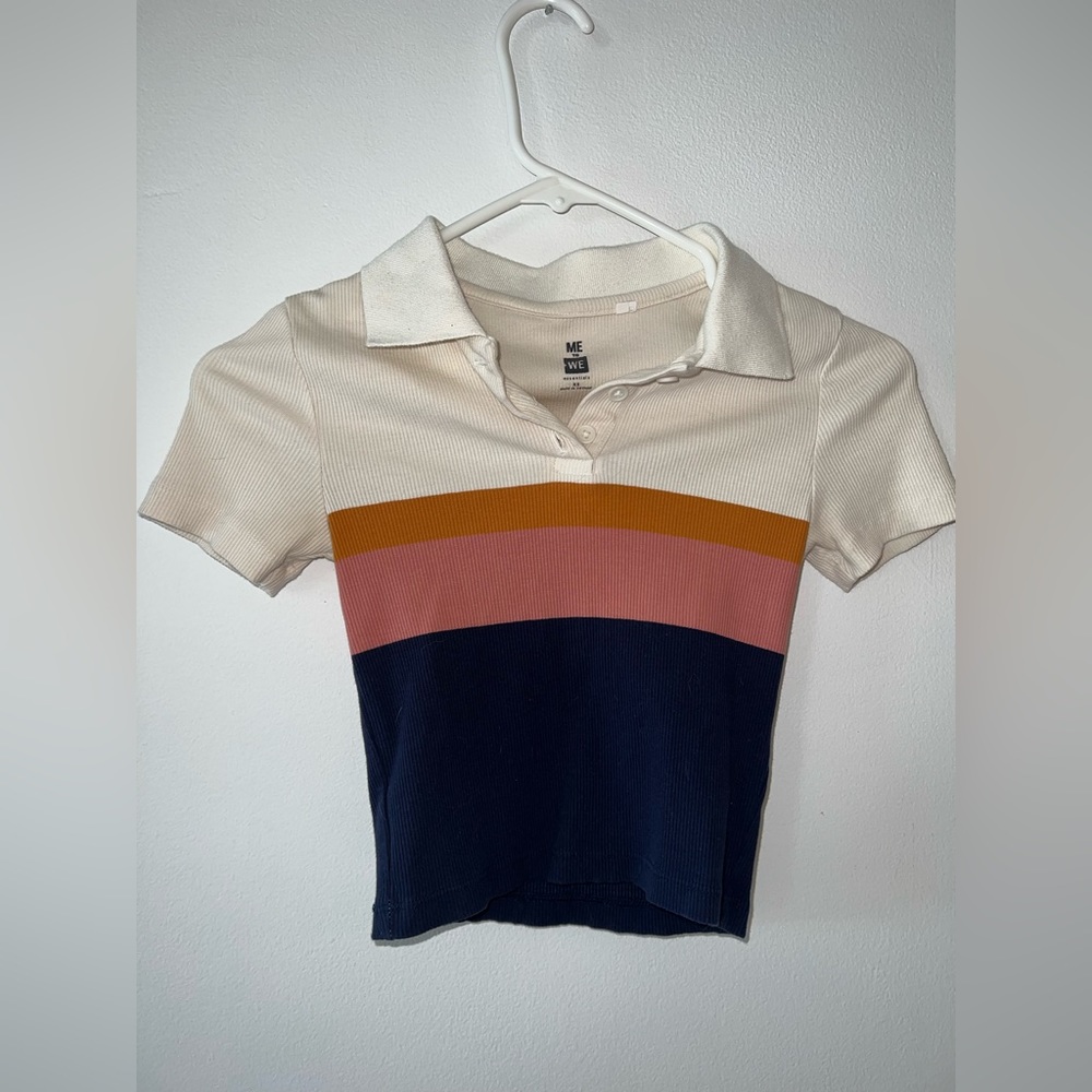 Me To We Cropped Shirt